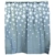 Out of the blue 190400 grauer Polyester-Duschvorhang mit weißen Sternen - 