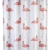 Wenko 22480100 Anti-Schimmel Duschvorhang Flamingo Flex, Anti-Bakteriell, wasserabweisend, waschbar, schimmelresistent mit integrierter Hängeeinrichtung, 100% Polyester, 180 x 200 cm, mehrfarbig - 1