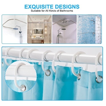 Duschvorhang 'Ozean-Leuchtturm' – Nautisches Design, 175x190 Cm, Polyester, Mit Haken