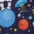 ALAZA Bunte Panda Astronauten-Weltraum Planet Duschvorhang 60 x 72 inch, schimmelresistent und Wasserdicht Polyester Dekoration Badezimmer-Vorhang - 4