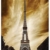 ABAKUHAUS Eiffel Schmaler Duschvorhang, Paris Frankreich Brown Skies, Badezimmer Deko Set aus Stoff mit Haken, 120 x 180 cm, Braun Gelb - 
