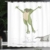 ABAKUHAUS Frosch Duschvorhang, Glücklicher Springender Kröten-Spaß, mit 12 Ringe Set Wasserdicht Stielvoll Modern Farbfest und Schimmel Resistent, 175x200 cm, Olivengrün Grau - 3