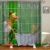 YEDL Cartoon Frosch Duschvorhang EIN Frosch Pinsel Die Zähne EIN weiterer Frosch In Der Badewanne Für Kinder 180 × 180Cm - 